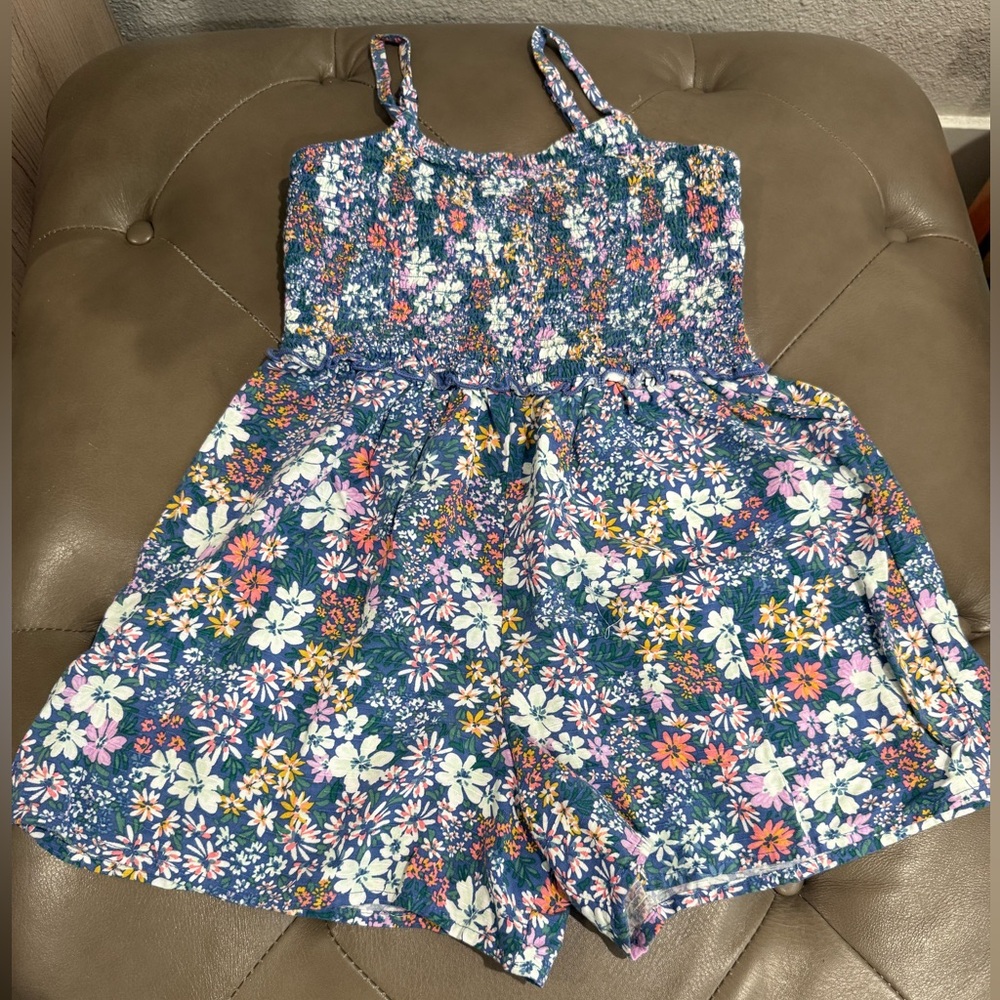 Art Class Floral Romper